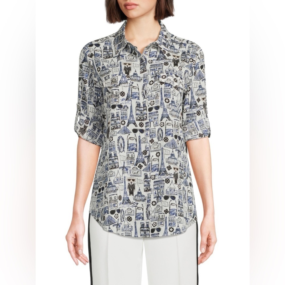 Karl Lagerfeld Paris Button Down Shirt